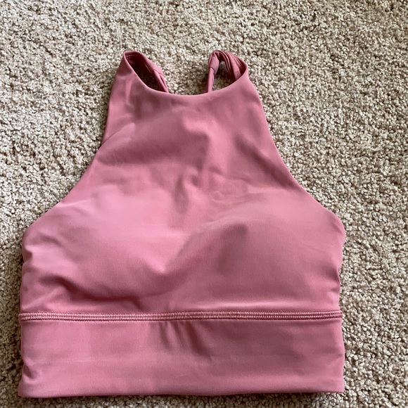 lululemon athletica Other - Lululemon Energy Bra High Neck Longline Rib